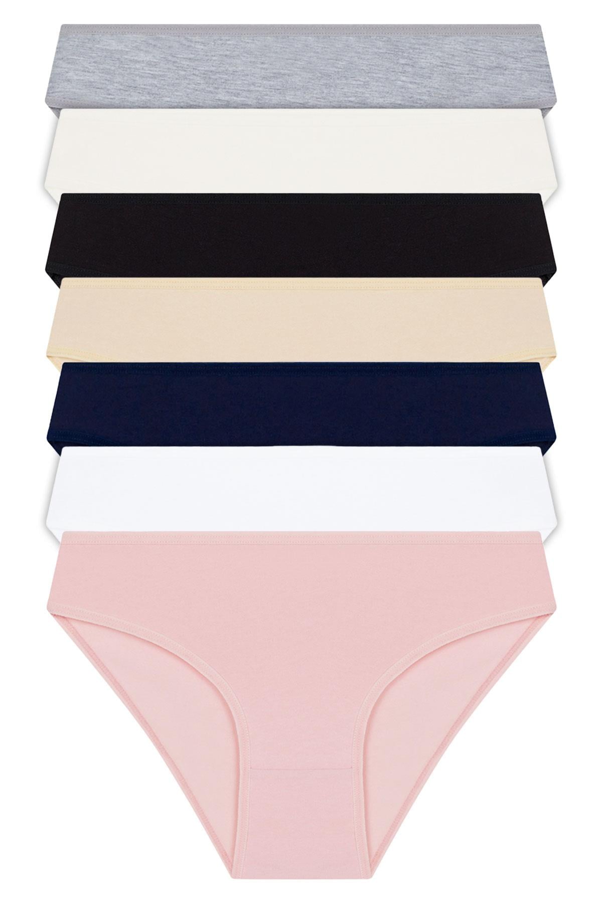 Basic Pamuklu Kadın Bikini Külot 7li Paket