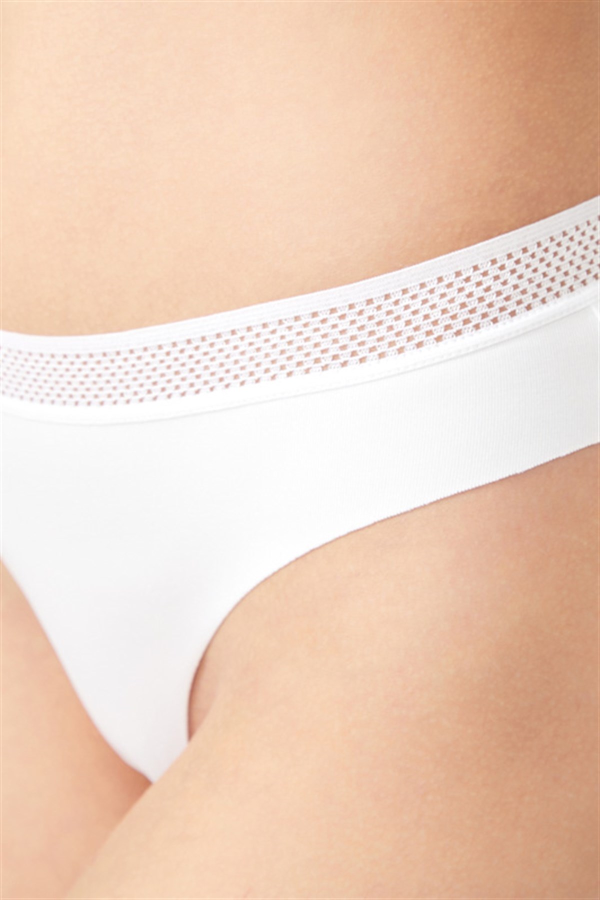 Basic File Lastlikli Lazer Kesim Brezilya Külot 3lü Paket - 3