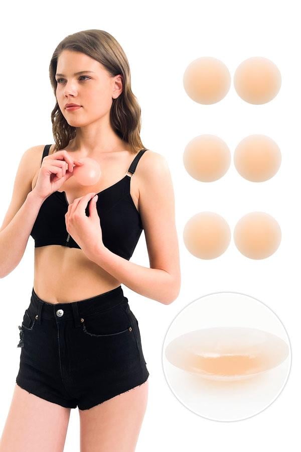 Silikon Göğüs Ucu Kapatıcı, Meme Ucu Kapatıcı 3lü Paket