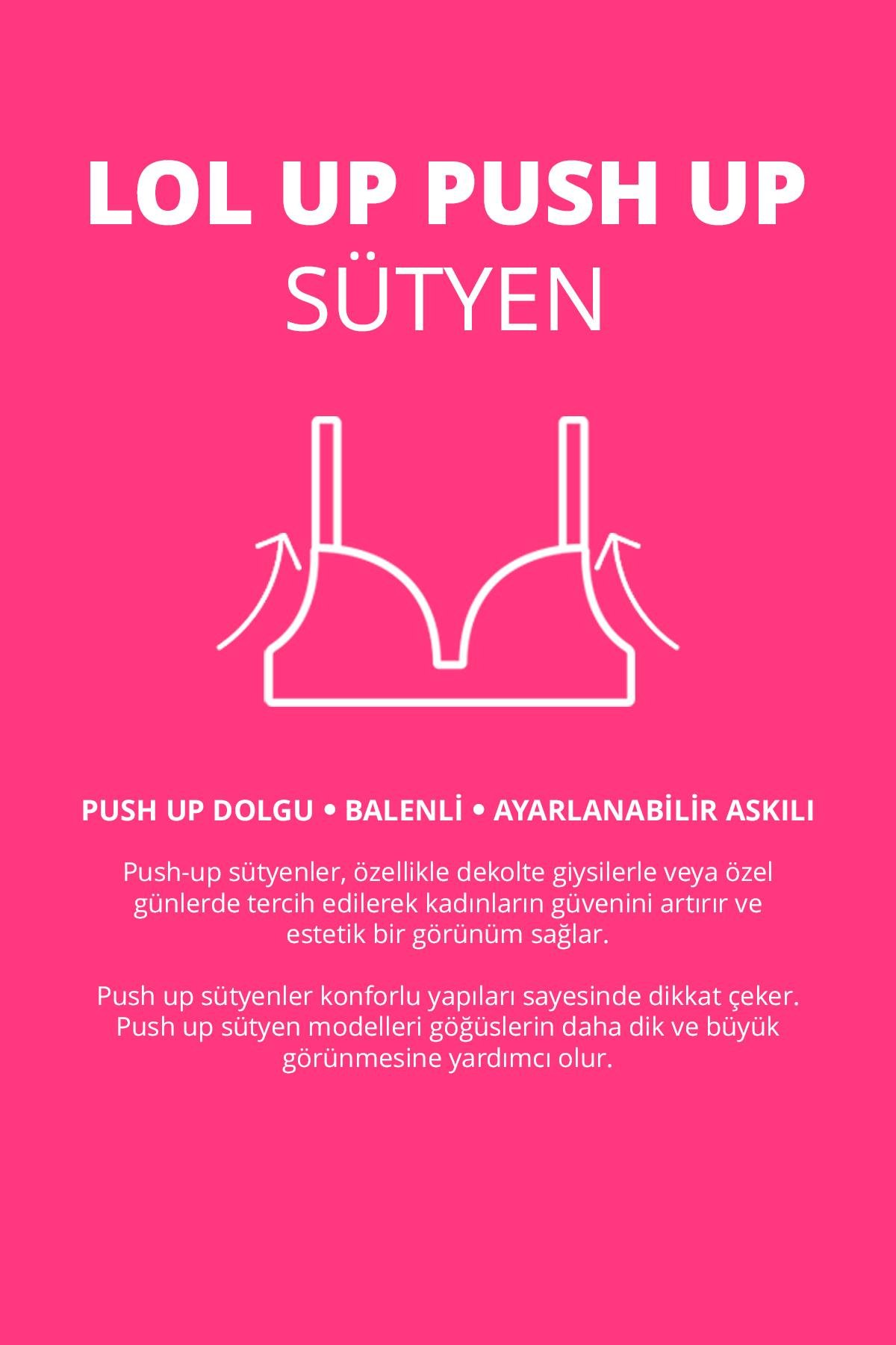 Lol Up Push Up Balenli Sütyen 2li Paket-2