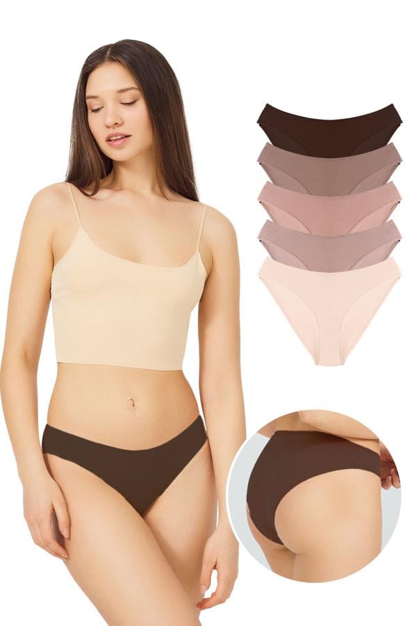 Pamuklu Kadın Bikini Külot 5li Paket