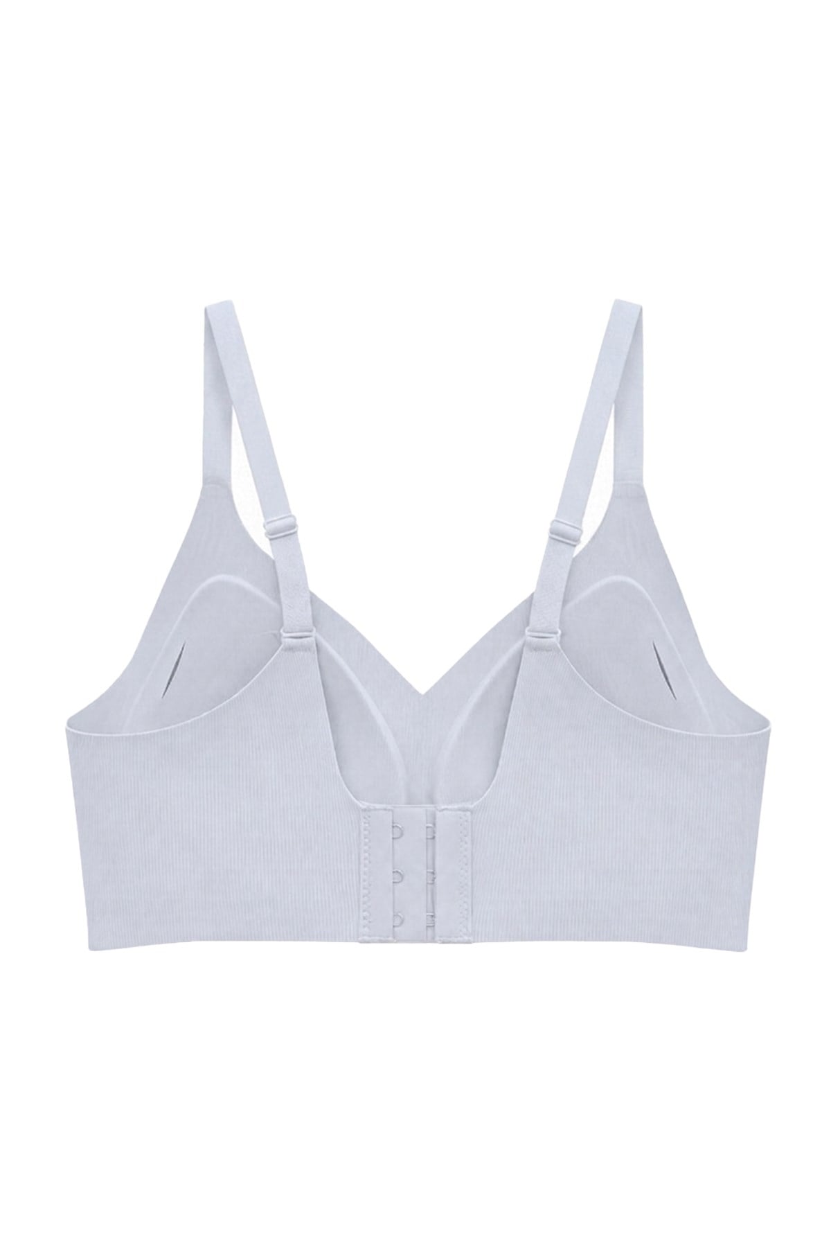Seamless Bra - Alure | Gri Lazer Kesim Balensiz Perfore Detaylı Dikişsiz Kadın Sütyen