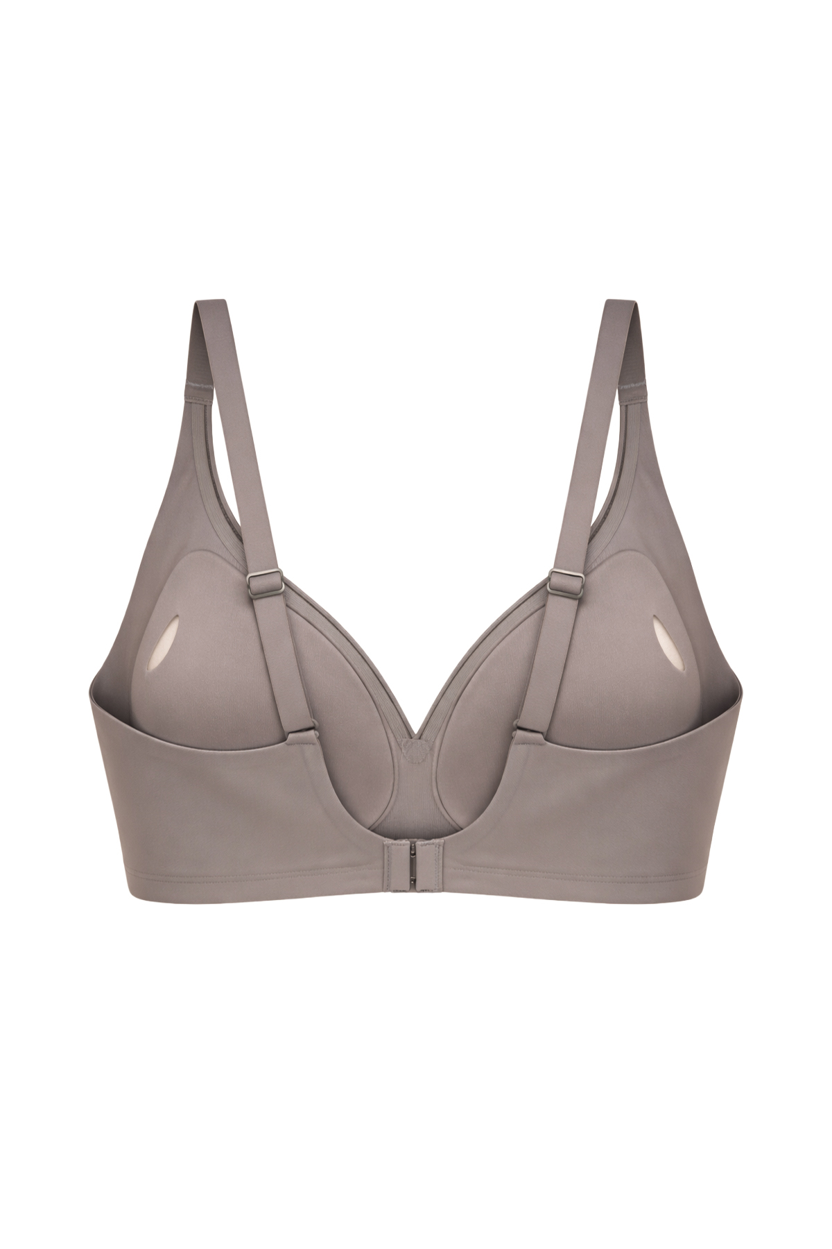 Seamless Bra - Slight | Kahverengi Lazer Kesim Dikişsiz Dilim Detaylı Balensiz Kadın Sütyen