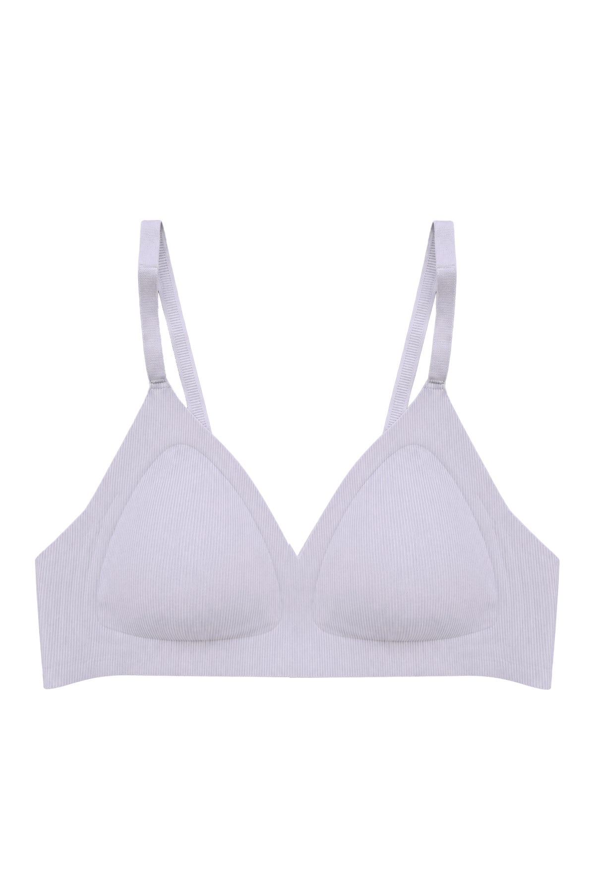 Seamless Bra - Velour | Lila Lazer Kesim Balensiz Üçgen Form Dikişsiz Kadın Sütyen