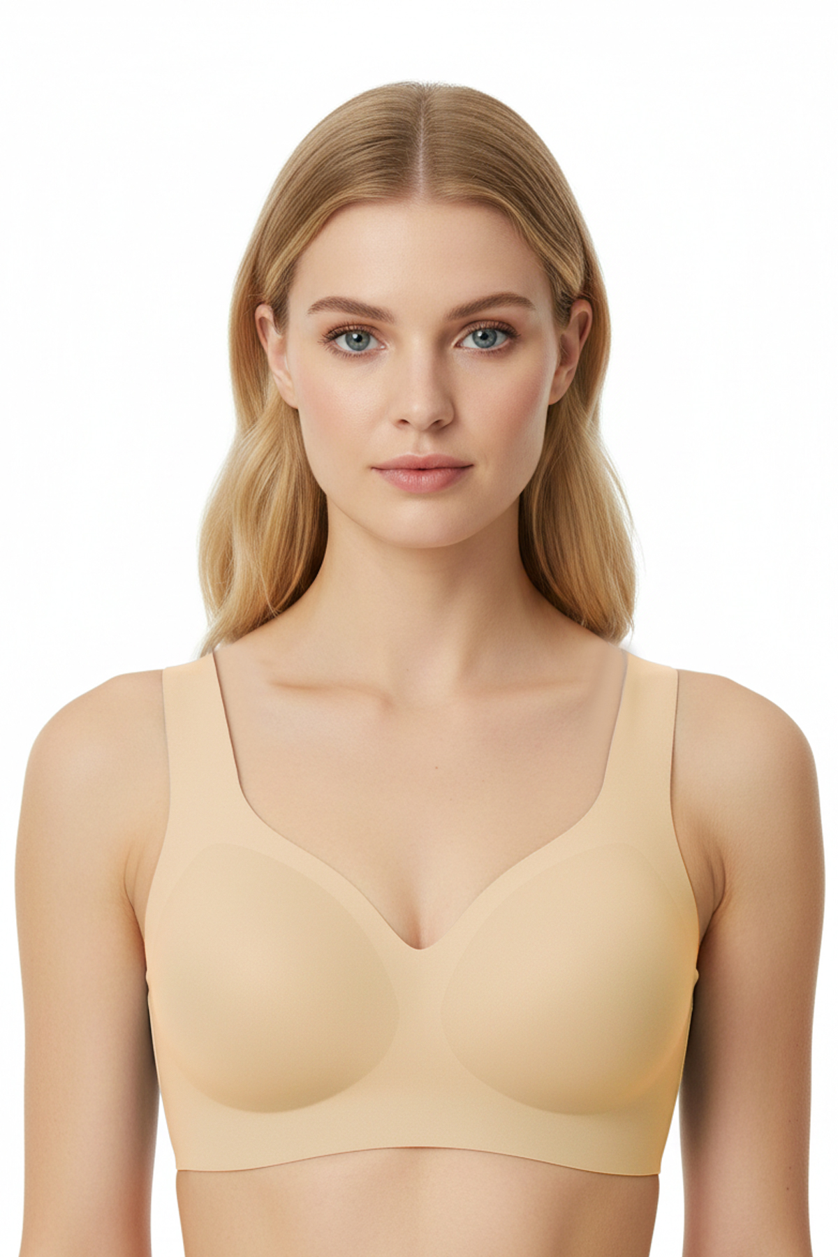 Seamless Bra - Lace | Ten Lazer Kesim Dikişsiz Dantel Detaylı Balensiz Kadın Sütyen