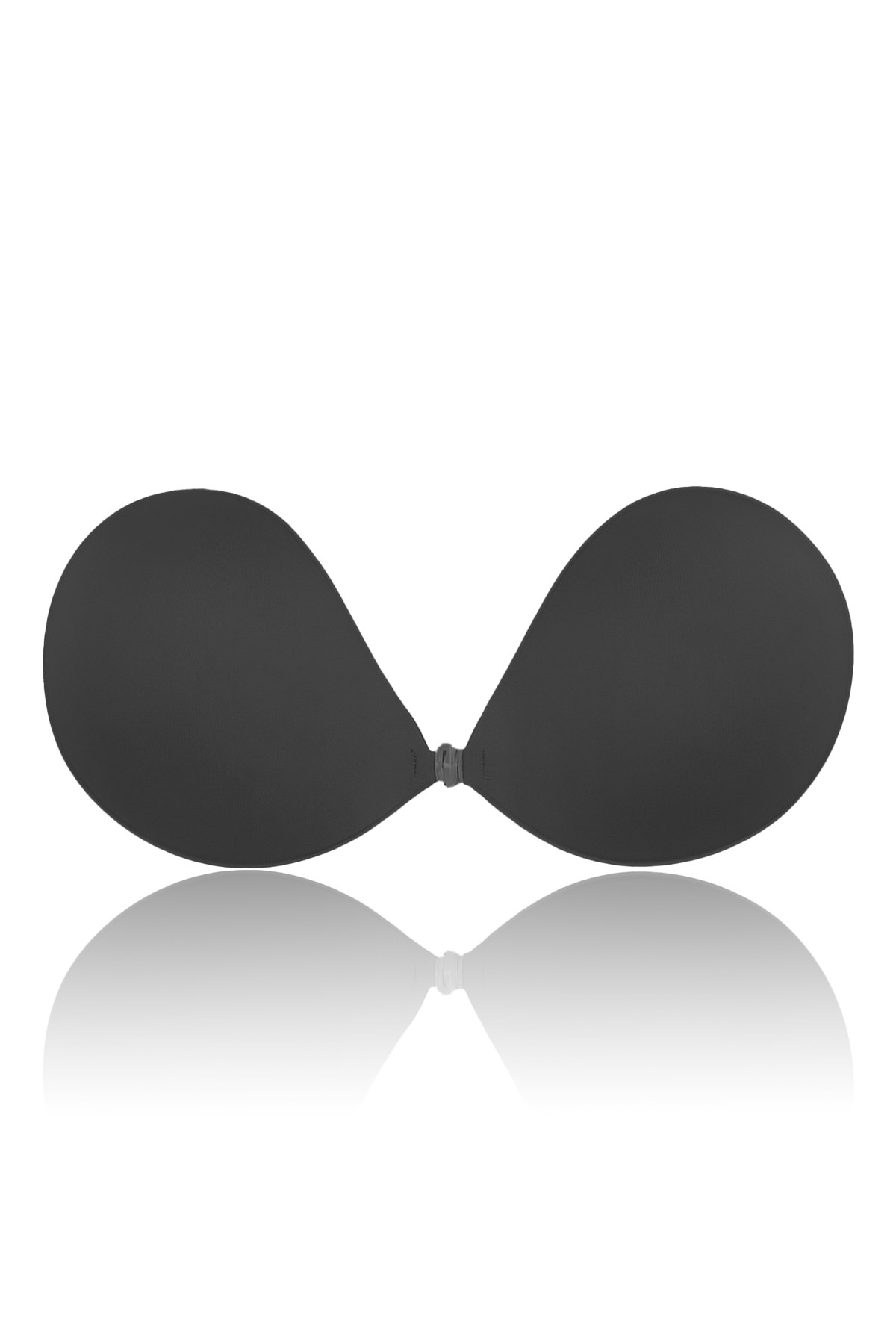 Siyah Askısız Straplez Göğüs Dikleştirici Yapışkan Damla Sütyen