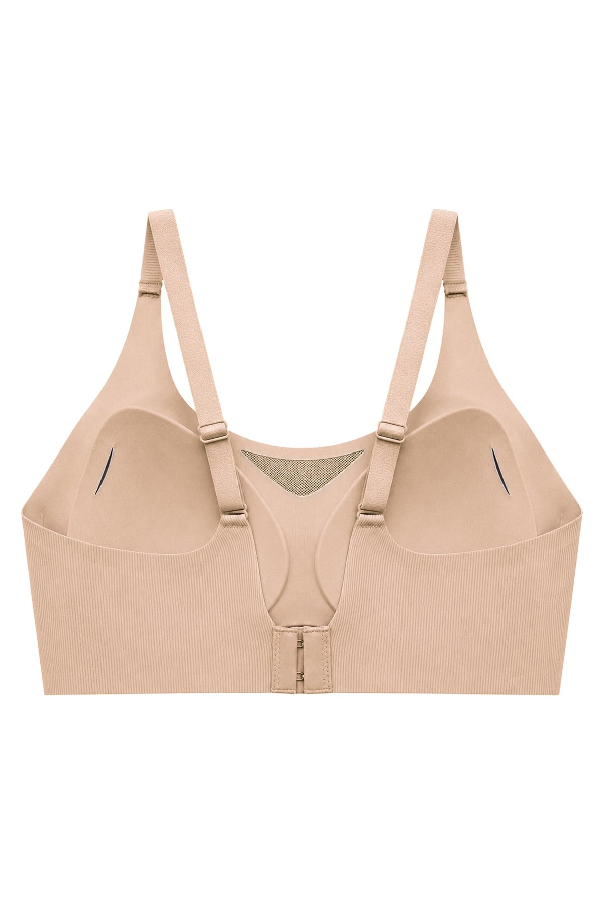 Seamless Bra - Avena | Ten Lazer Kesim Balensiz Çizgi Dokulu Tül Detaylı Kadın Sütyen
