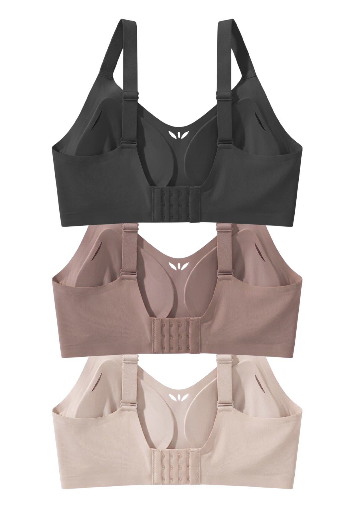 Seamless Bra - Ease | Lazer Kesim Balensiz Dekolteli Dikişsiz Kadın Sütyen 3lü Paket