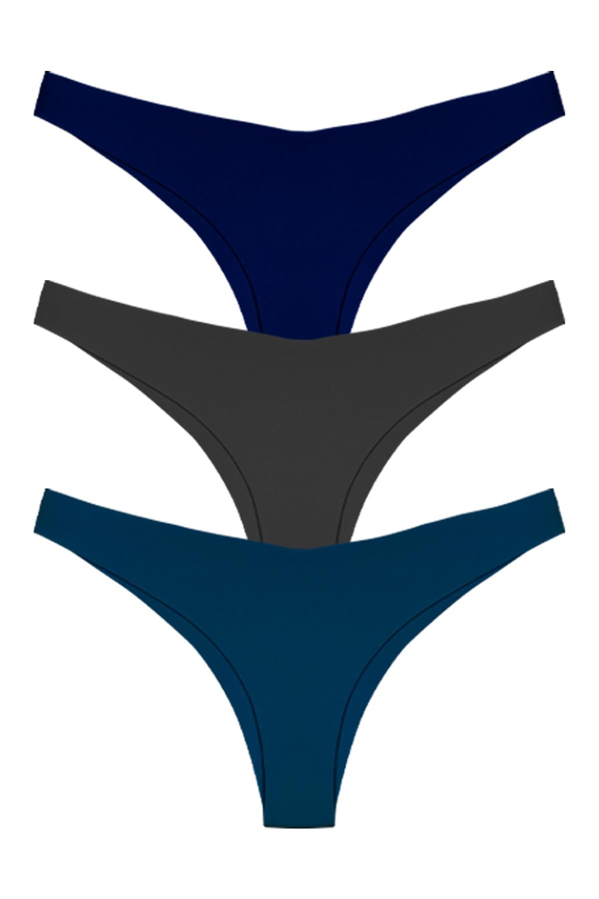 Basic Lazer Kesim Brezilya Külot 3lü Paket - 1