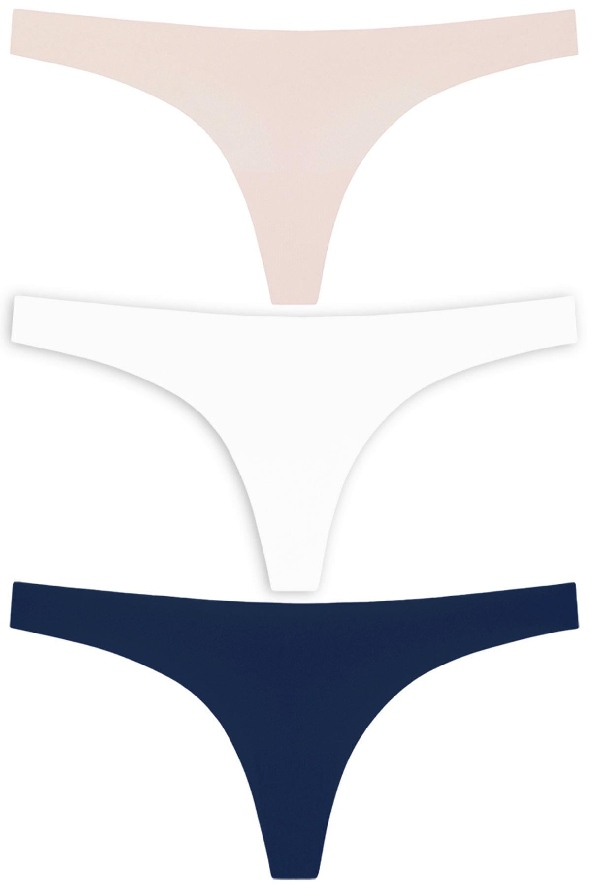 Basic Lazer Kesim Tanga Külot 3lü Paket - 2