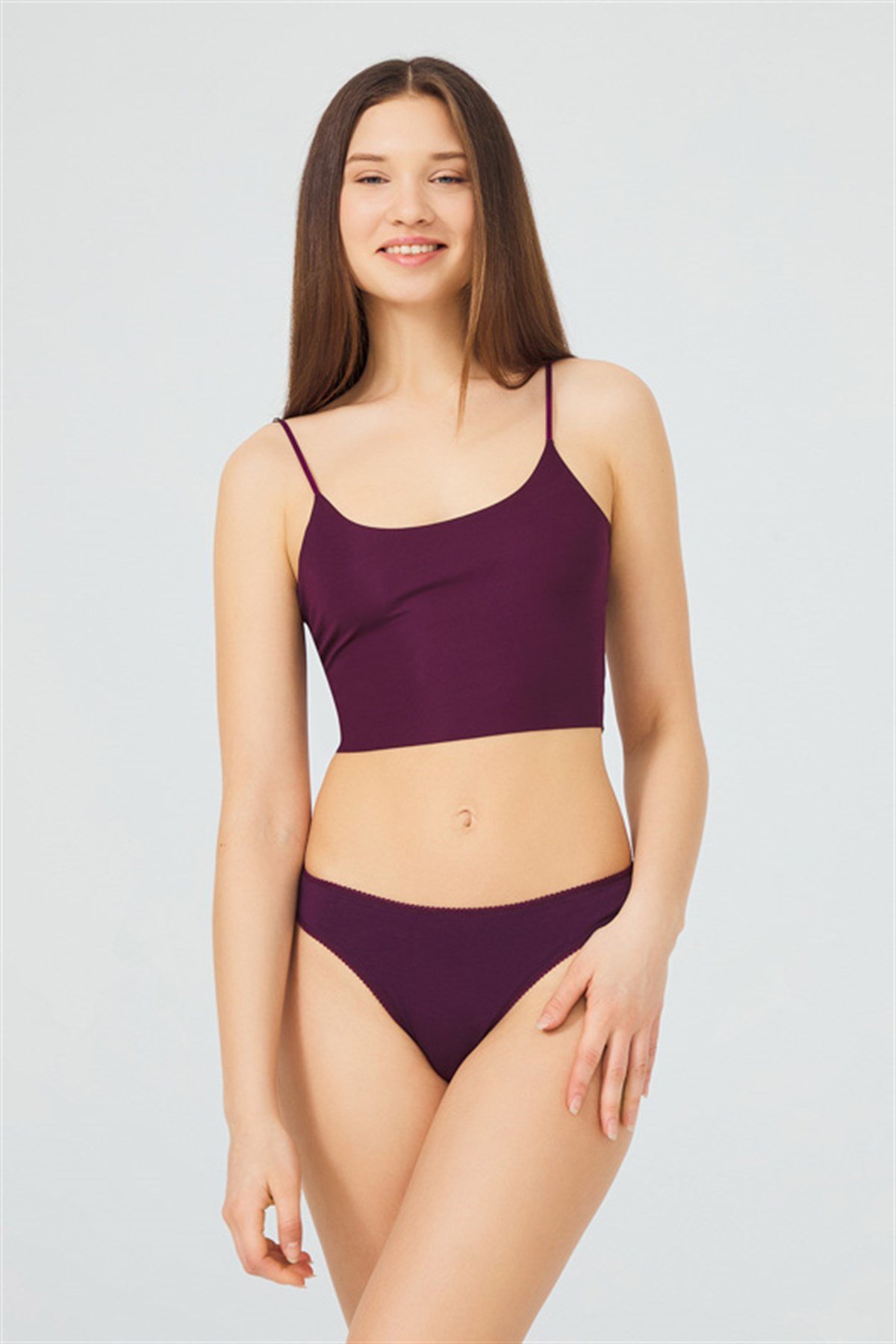 Pamuklu Basic Kadın Brezilya Külot 3lü Paket - 3