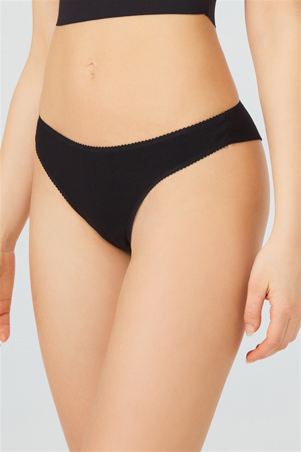 Pamuklu Basic Kadın Brezilya Külot 3lü Paket