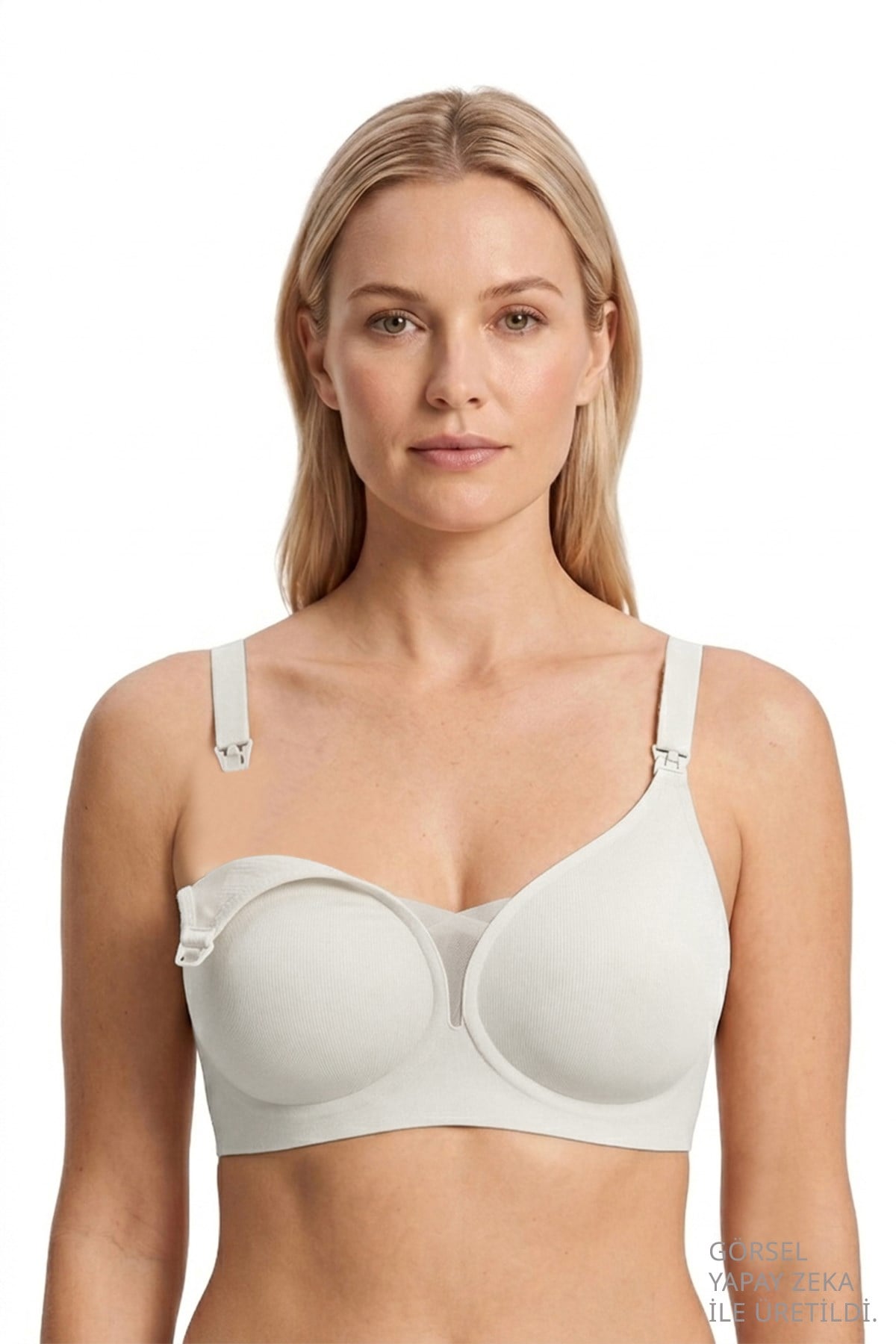 Seamless Bra - Nuvia | Lazer Kesim Klipsli Önden Açılabilir Dikişsiz Emzirme Sütyeni 3lü Paket