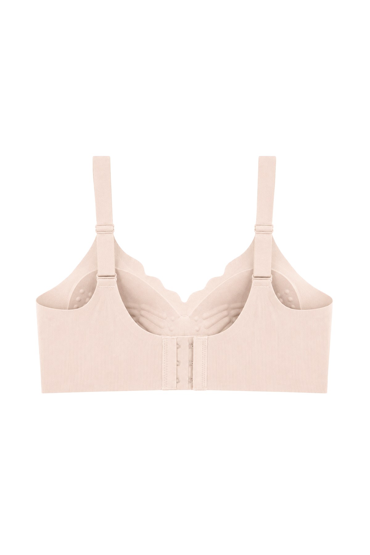 Seamless Bra - Mirena | Ten Lazer Kesim Rib Dokulu Toparlayıcı Balensiz Kadın Sütyen