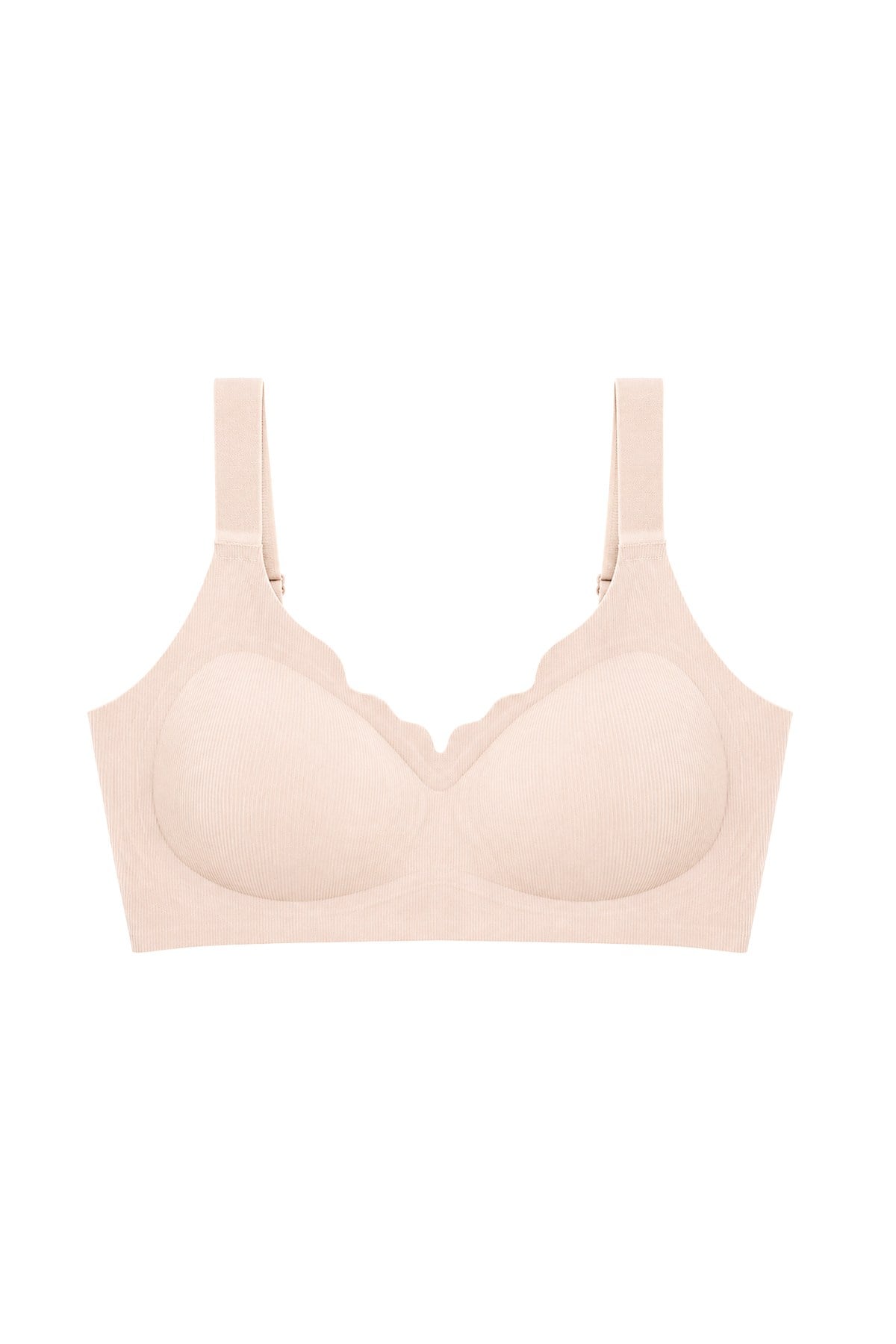 Seamless Bra - Mirena | Ten Lazer Kesim Rib Dokulu Toparlayıcı Balensiz Kadın Sütyen