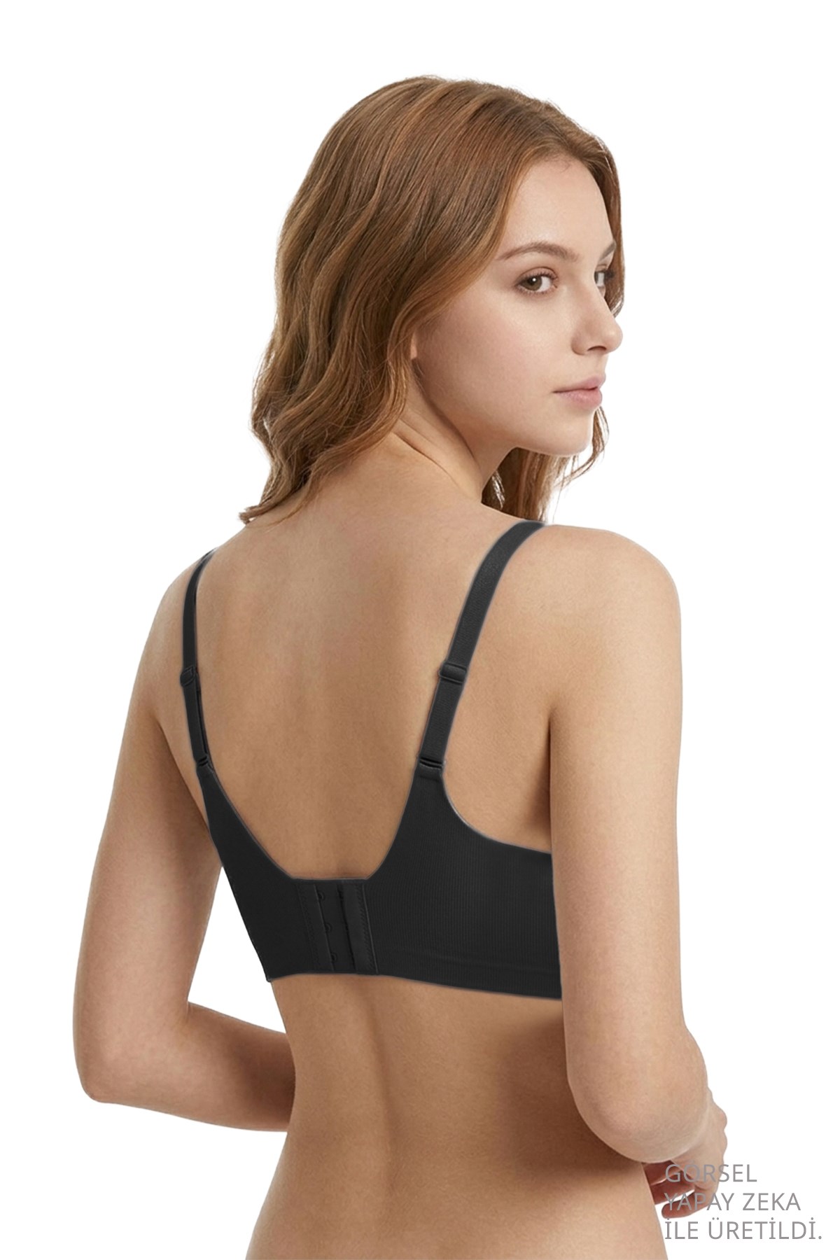 Seamless Bra - Alure | Siyah Lazer Kesim Balensiz Perfore Detaylı Dikişsiz Kadın Sütyen