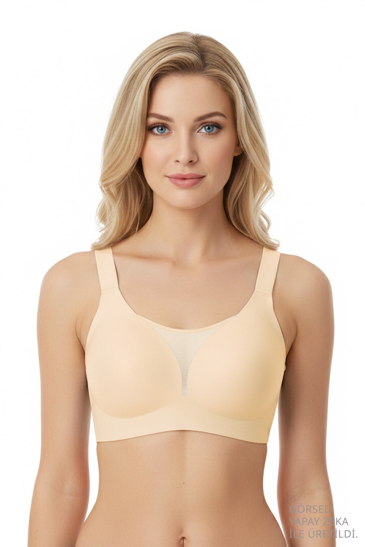 Seamless Bra - Forme | Lazer Kesim Dikişsiz Toparlayıcı Büyük Tüllü Beden Kadın Sütyen 3lü Paket