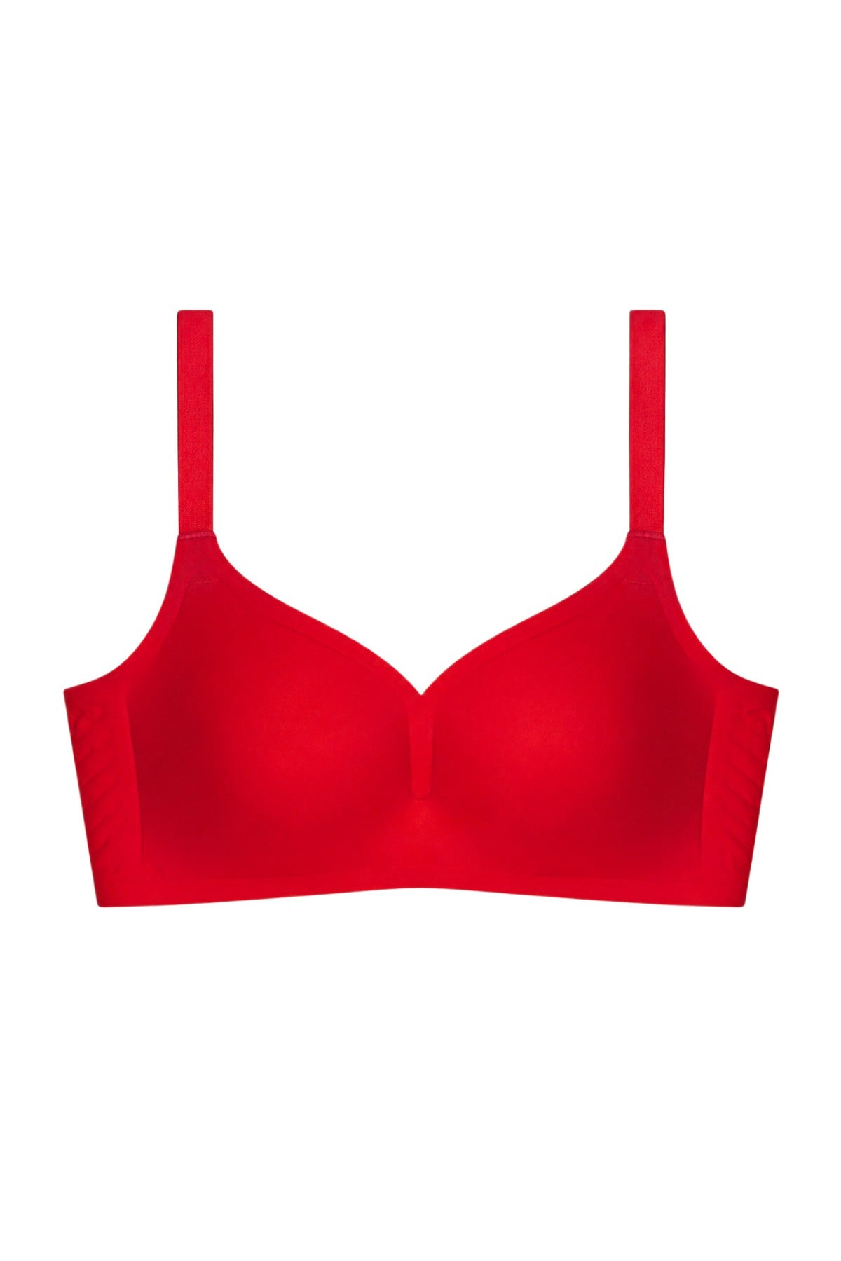 Seamless Bra - Valora | Kırmızı Lazer Kesim Toparlayıcı Balensiz Kadın Sütyen