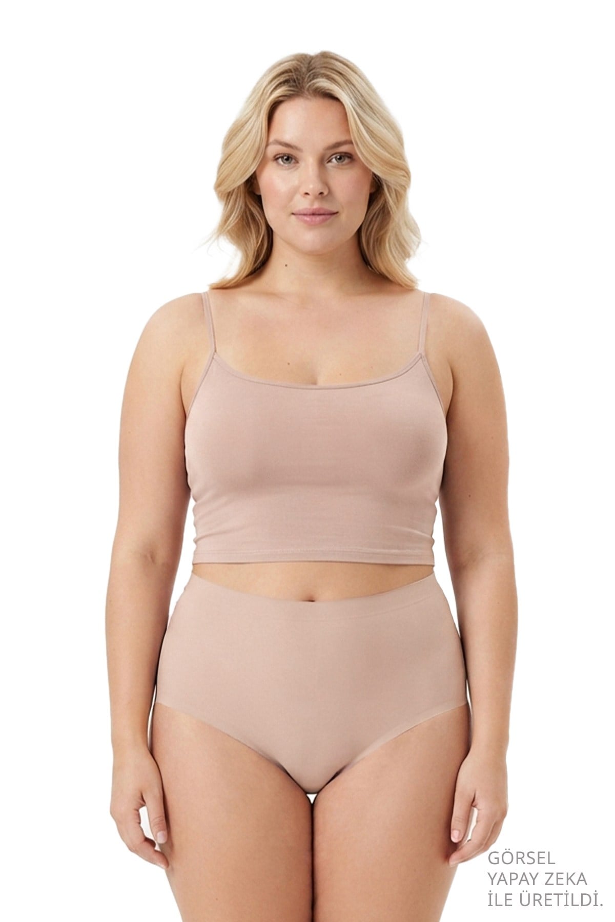 Yüksek Bel Basic Lazer Kesim Büyük Beden Kadın Bikini Külot 6lı Paket