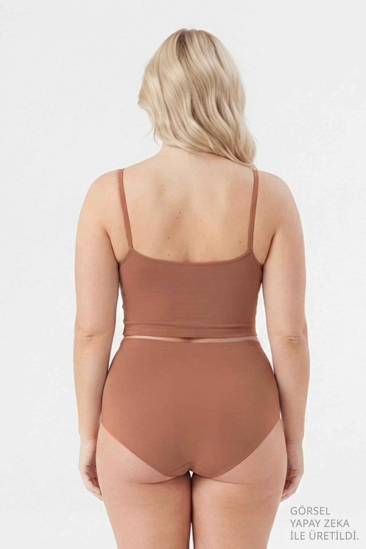 Yüksek Bel Basic Lazer Kesim Büyük Beden Kadın Bikini Külot 6lı Paket