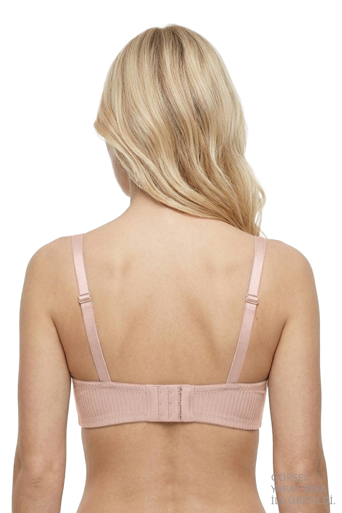 Seamless Bra - Rivelle | Mikro Çizgi Desenli Balensiz Günlük Kadın Sütyen 3lü Paket-2