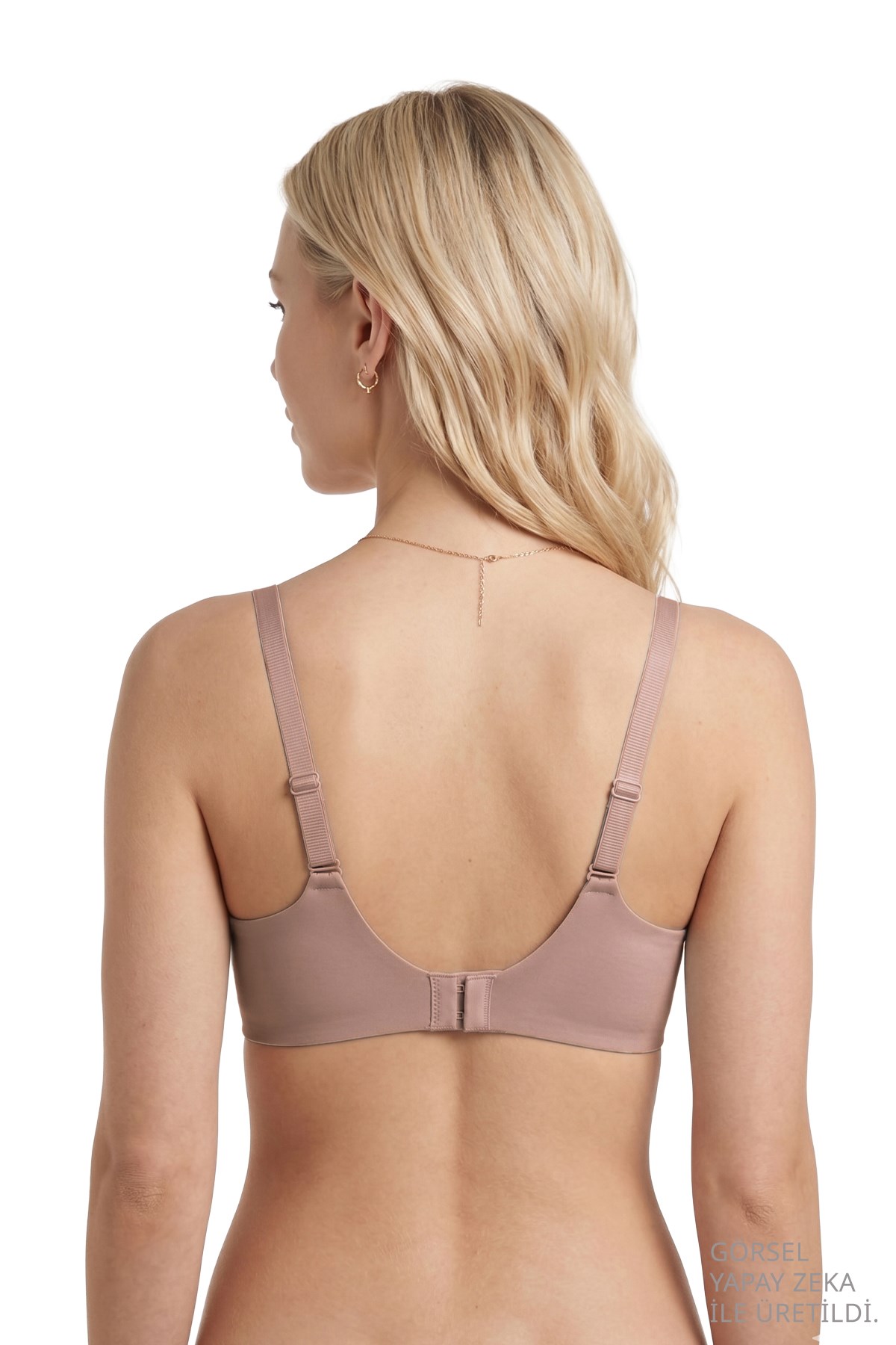 Seamless Bra - Wired | Kahverengi Lazer Kesim Destekli Dikişsiz Balenli Kadın Sütyen