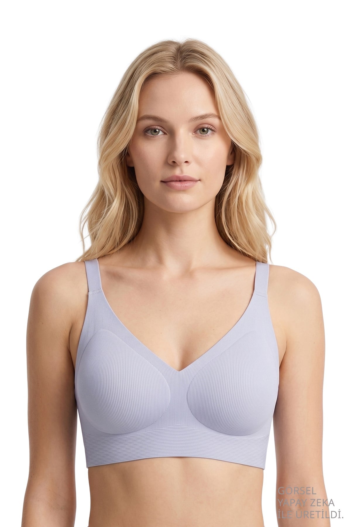 Seamless Bra - Velora | Lazer Kesim Balensiz Rib Dokulu Dikişsiz Kadın Sütyen 3lü Paket