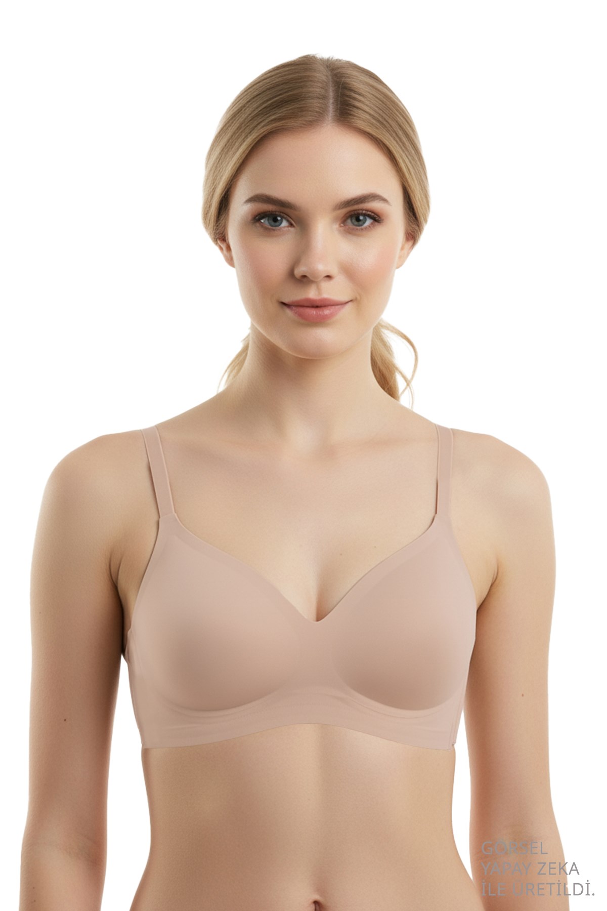 Seamless Bra - Pure | Kahverengi Lazer Kesim Dikişsiz Ayarlanabilir Askılı Balensiz Kadın Sütyen