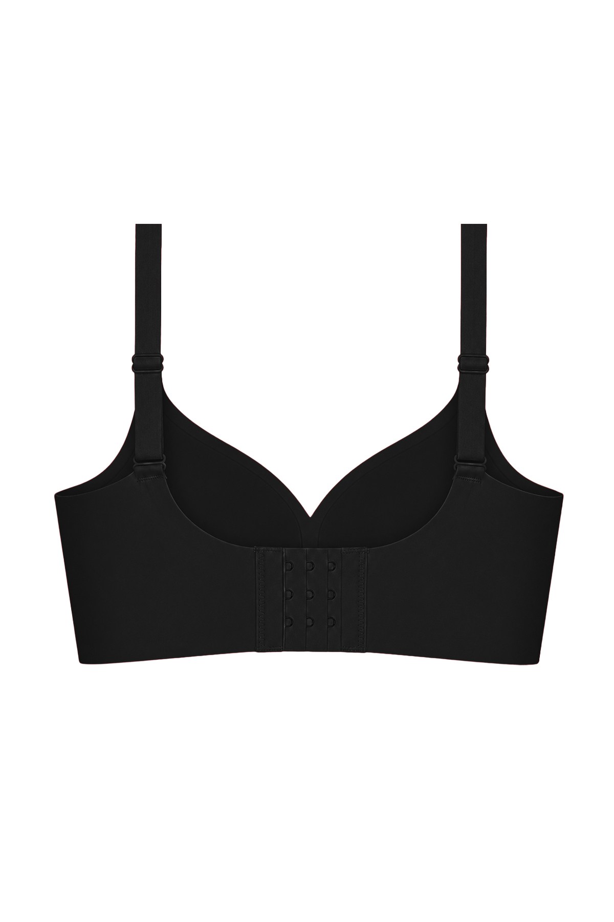 Seamless Bra - Valora | Siyah Lazer Kesim Toparlayıcı Balensiz Kadın Sütyen