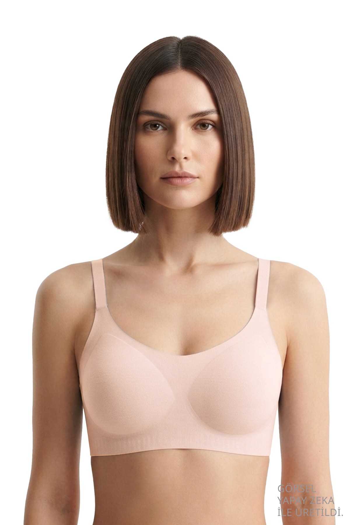 Seamless Bra - Solena | Ten Lazer Kesim Dikişsiz Balensiz Toparlayıcı Kadın Sütyen