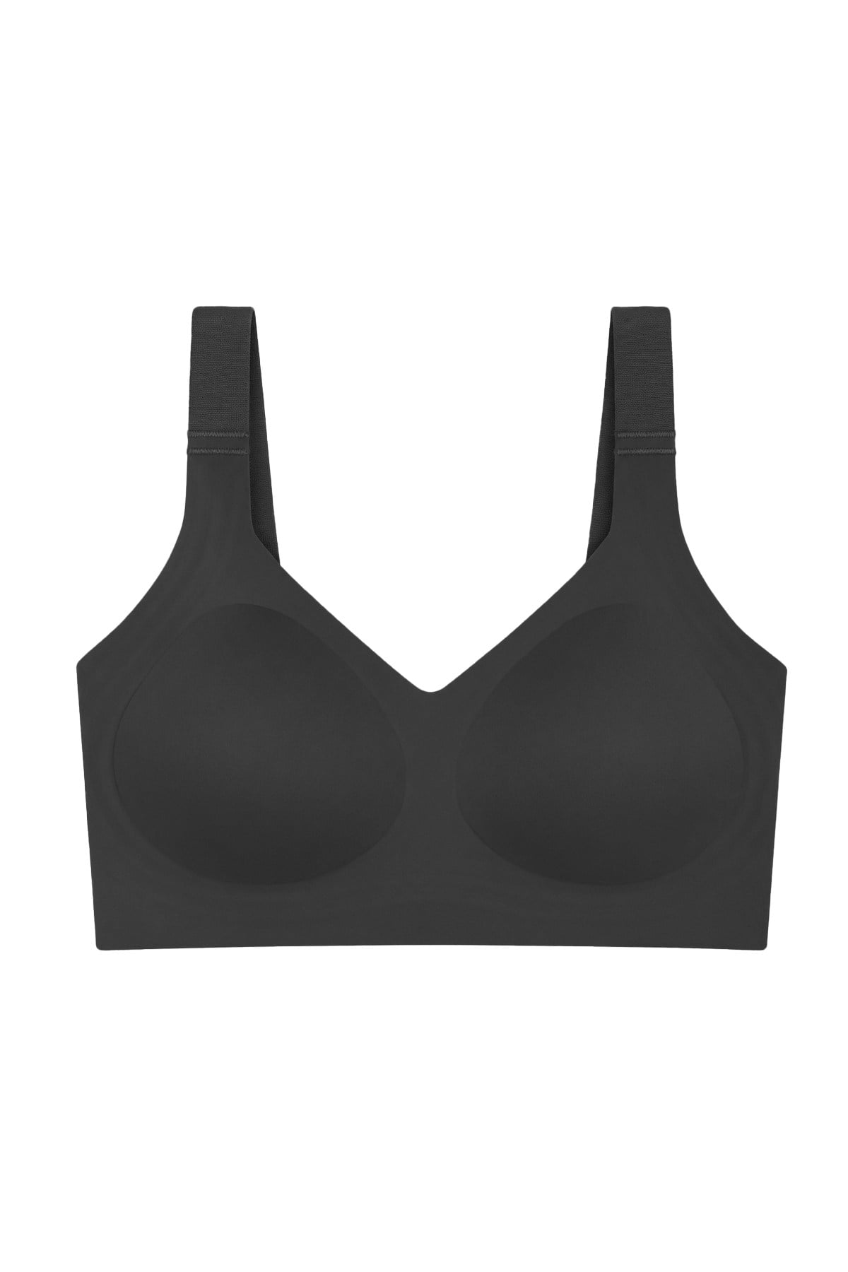 Seamless Bra - Velisse | Siyah Lazer Kesim Balensiz Toparlayıcı Minimizer Kadın Sütyen