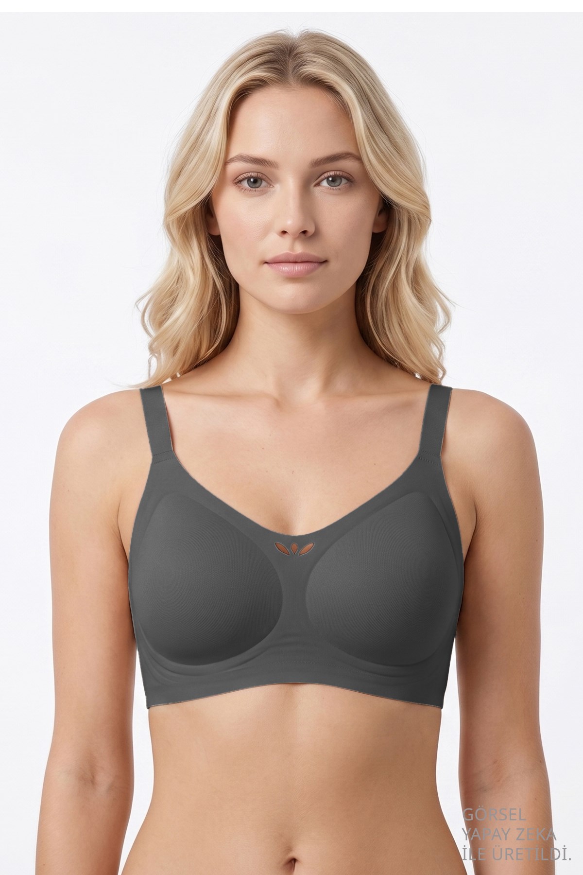 Seamless Bra - Ease | Siyah Lazer Kesim Balensiz Dekolteli Dikişsiz Kadın Sütyen