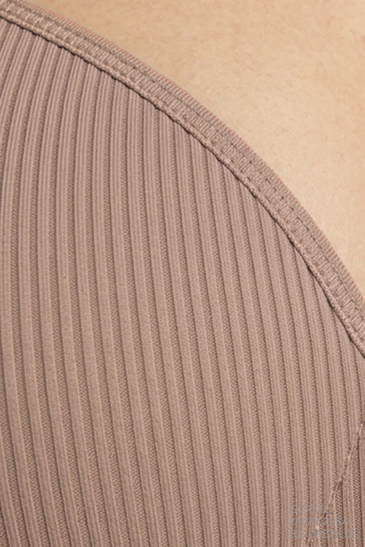 Seamless Bra - Renoa | Rib Dokulu Balensiz Doğal Form Straplez Kadın Sütyen 3lü Paket-2