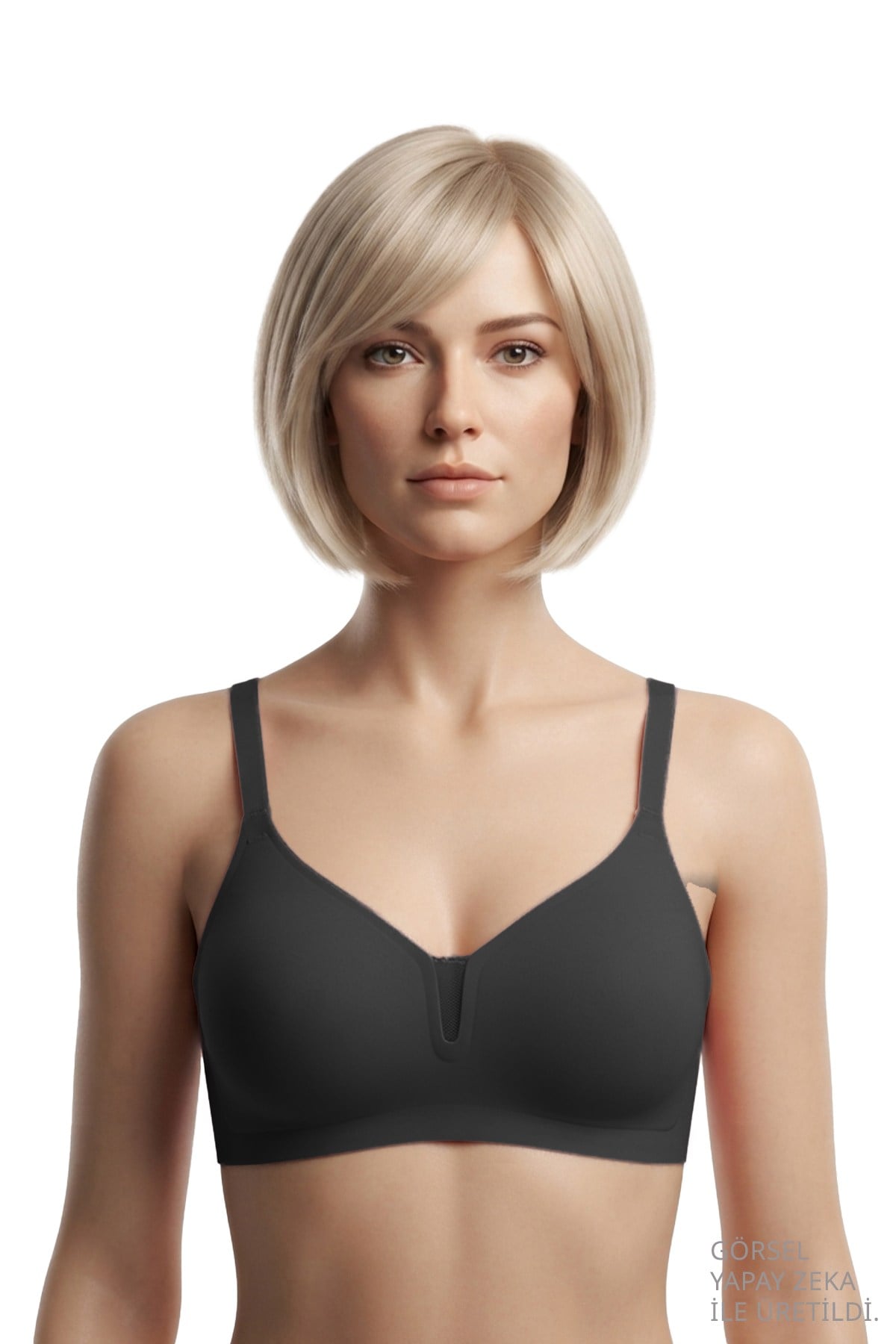 Seamless Bra - Eloria | Lazer Kesim Dikişsiz Balensiz İz Bırakmayan Tül Detaylı Sütyen 3lü Paket