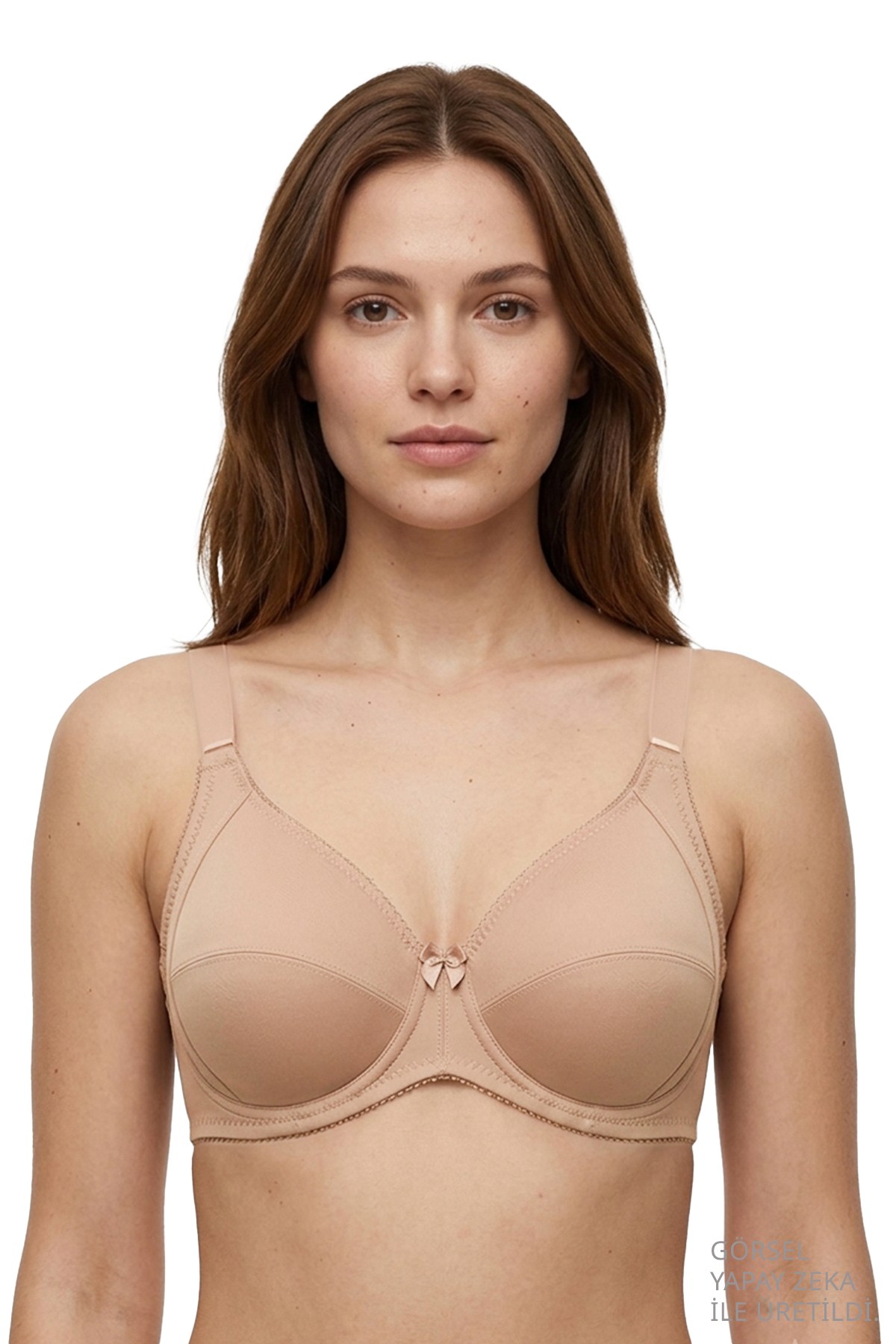 Bra - Novia | Büyük Beden Micro Balenli Minimizer Ayarlanabilir Askılı Kadın Sütyen 3lü Paket-2