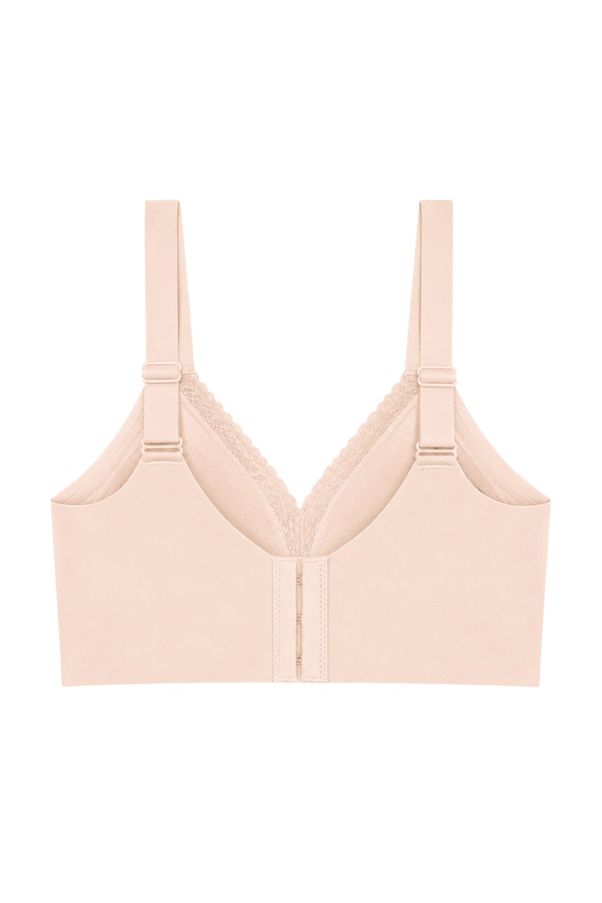 Seamless Bra - Seravia | Latte Lazer Kesim Dantelli Minimizer Kadın Sütyen