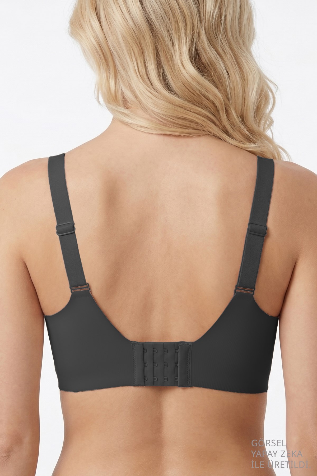 Seamless Bra - Ease | Siyah Lazer Kesim Balensiz Dekolteli Dikişsiz Kadın Sütyen