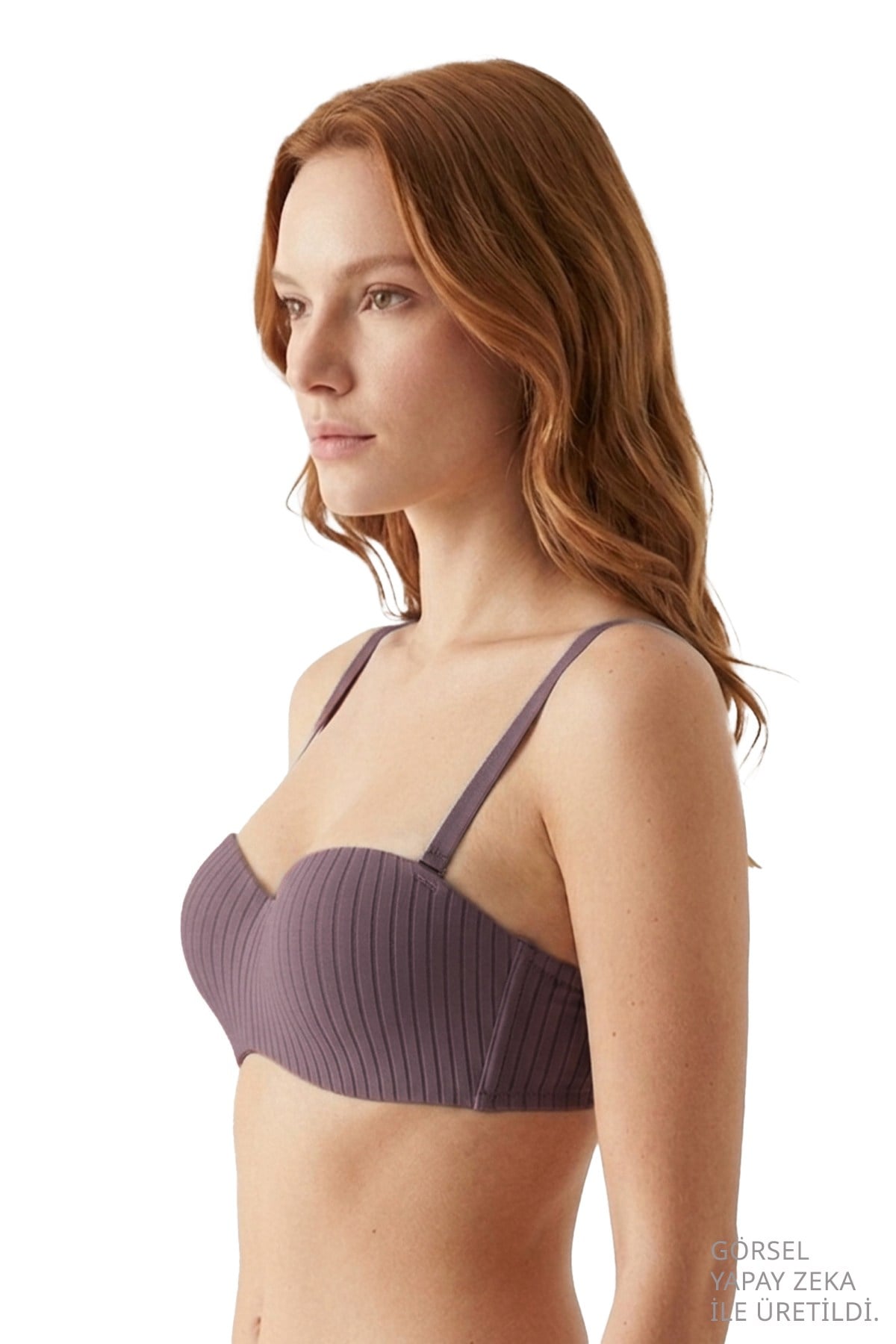 Seamless Bra - Striva | Mikro Çizgi Desenli Balenli Toparlayıcı Kadın Sütyen 3lü Paket