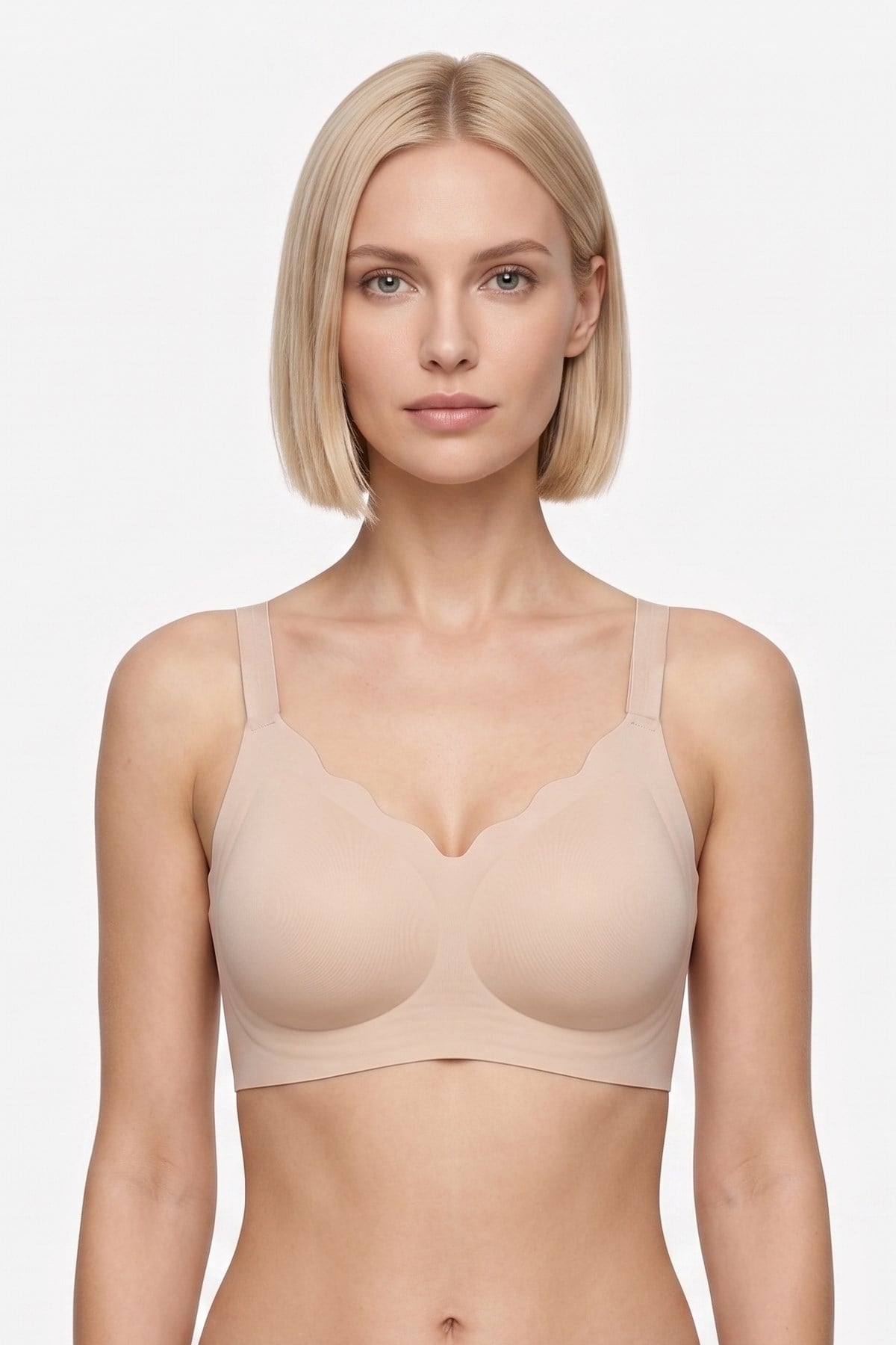 Seamless Bra - Smooth | Ten Lazer Kesim Balensiz Ayarlanabilir Askılı Dikişsiz Kadın Sütyen