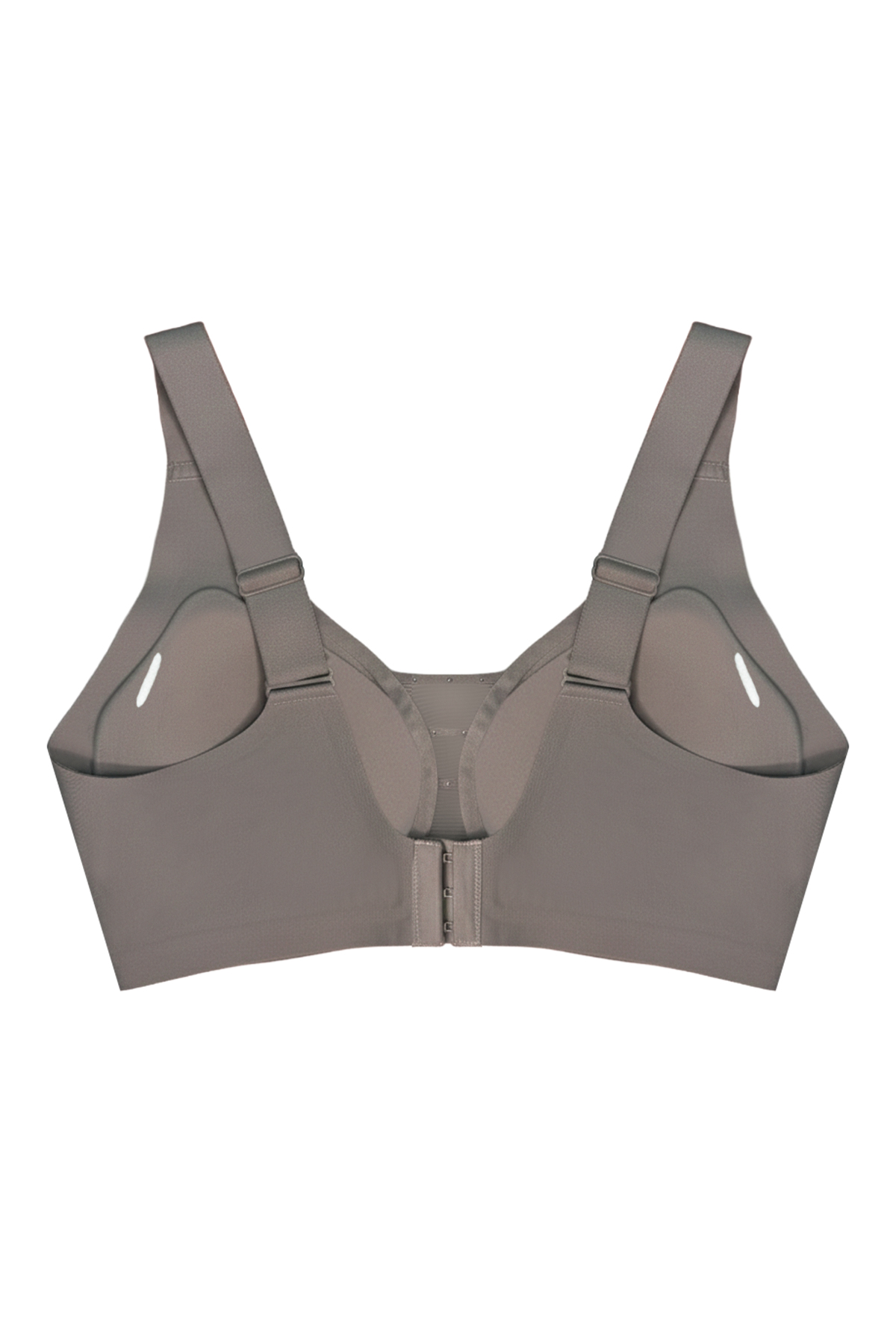 Seamless Bra - Balance | Kahverengi Lazer Kesim Taşlı Dikişsiz Toparlayıcı Büyük Beden Kadın Sütyen