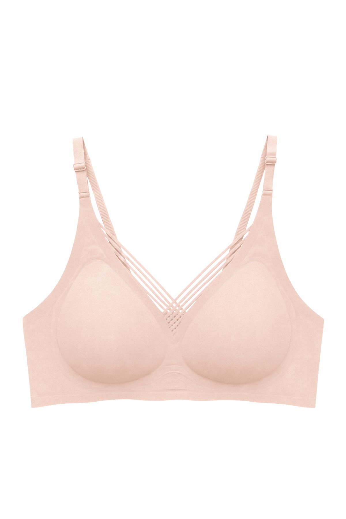 Seamless Bra - Lucent | Ten Lazer Kesim Balensiz Ön Çapraz Şerit Detaylı Kadın Sütyen