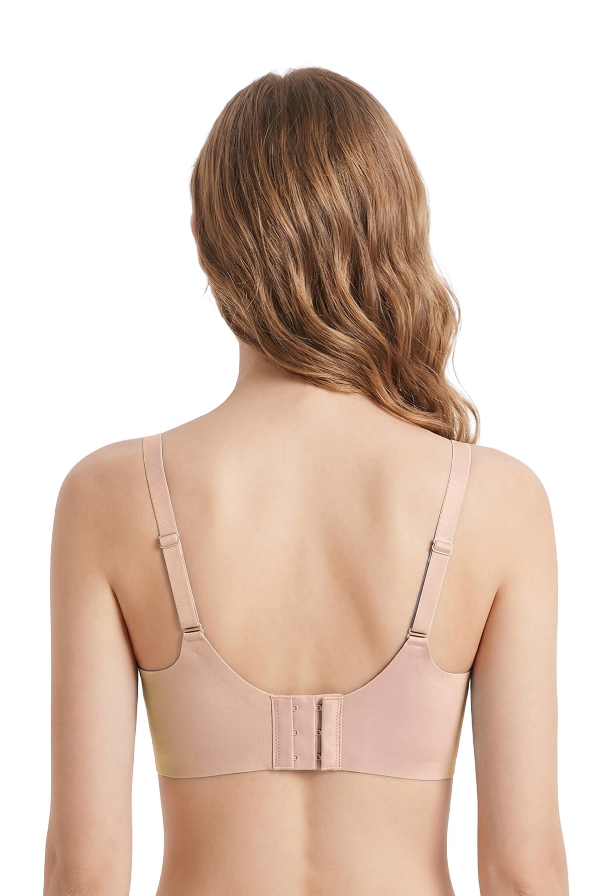 Seamless Bra - Elaris | Ten Lazer Kesim Balensiz Dekolteli Şerit Detay Dikişsiz Kadın Sütyen