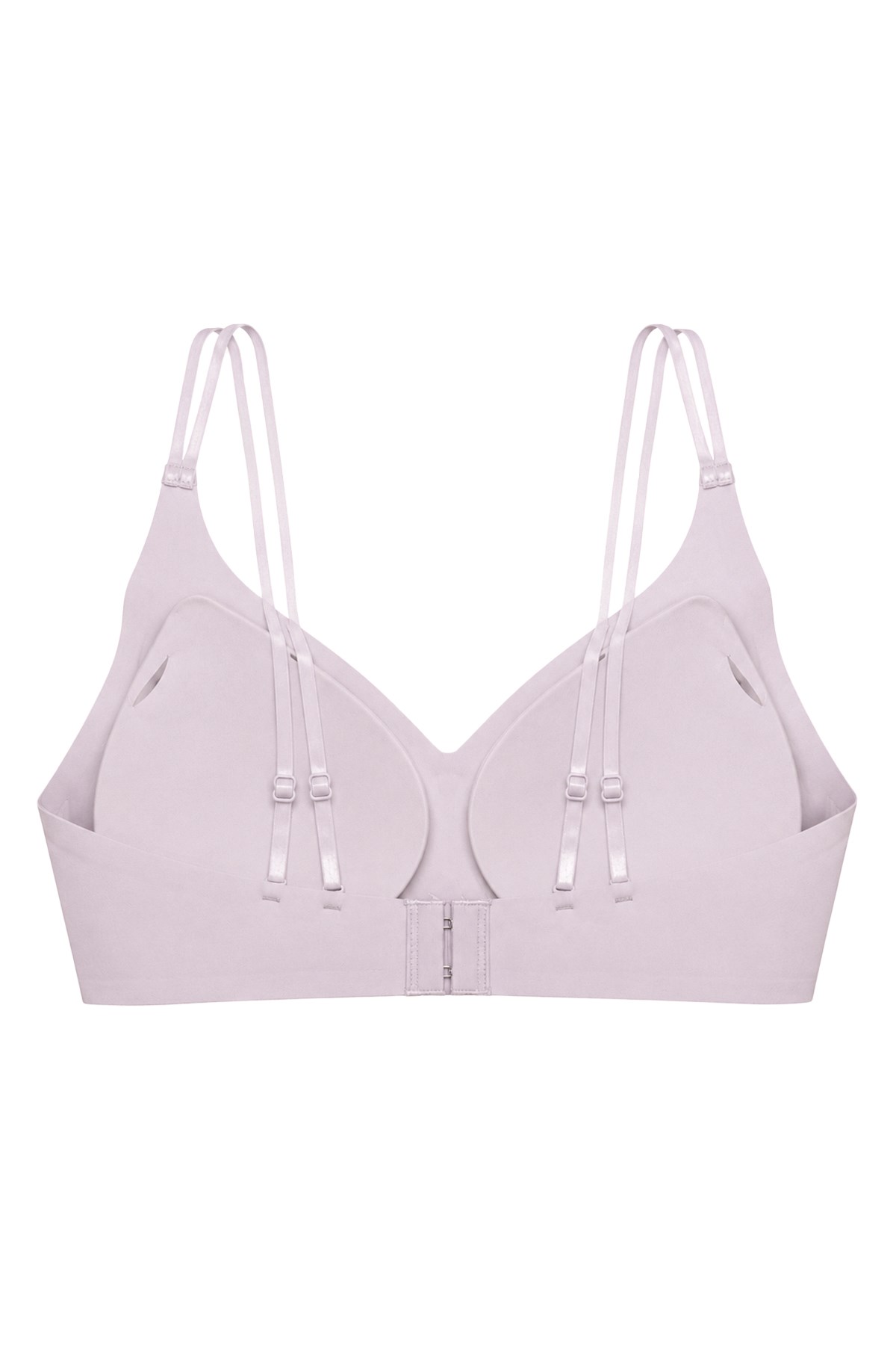 Seamless Bra - Viora | Lila Lazer Kesim Balensiz Kontur Kabartma Detaylı Dikişsiz Kadın Sütyen