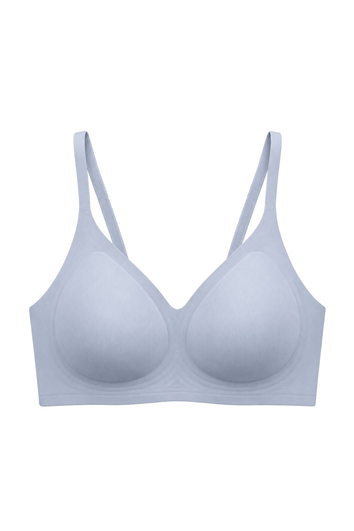 Seamless Bra - Aurea | Gri Lazer Kesim Dikişsiz Kontur Detaylı Balensiz Kadın Sütyen