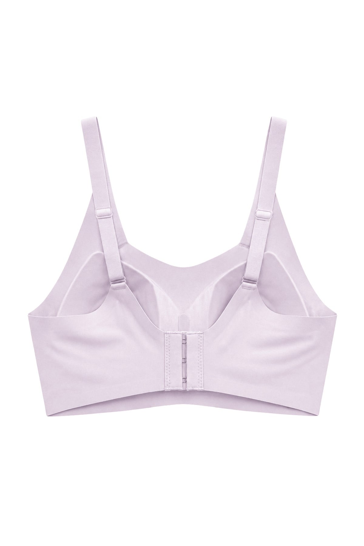 Seamless Bra - Elaris | Lila Lazer Kesim Balensiz Dekolteli Şerit Detay Dikişsiz Kadın Sütyen