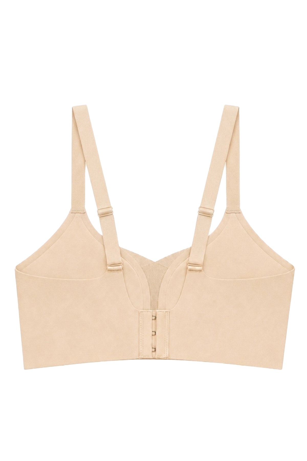 Seamless Bra - Nuvia |Ten Lazer Kesim Klipsli Önden Açılabilir Rib Dokulu Dikişsiz Emzirme Sütyeni