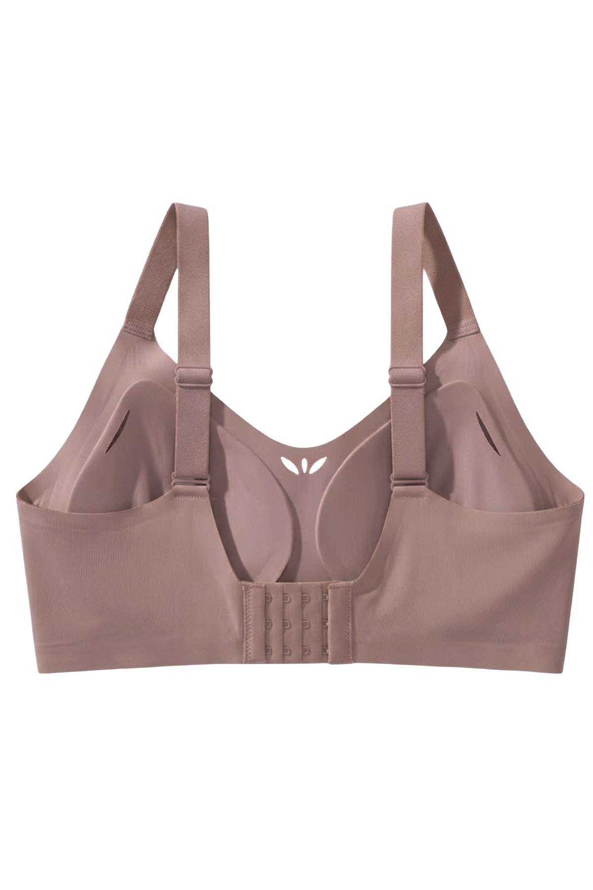 Seamless Bra - Ease | Kahverengi Lazer Kesim Balensiz Dekolteli Dikişsiz Kadın Sütyen