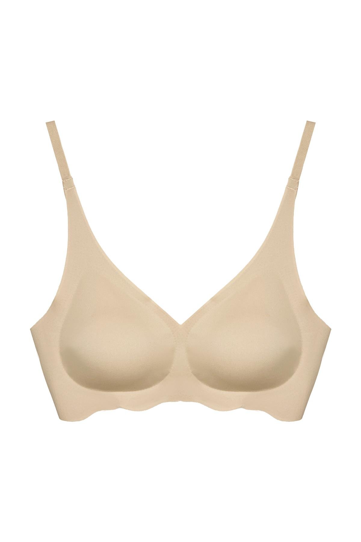 Seamless Bra - Wave | Ten Lazer Kesim Dikişsiz Dalga Detaylı Balensiz Kadın Sütyen