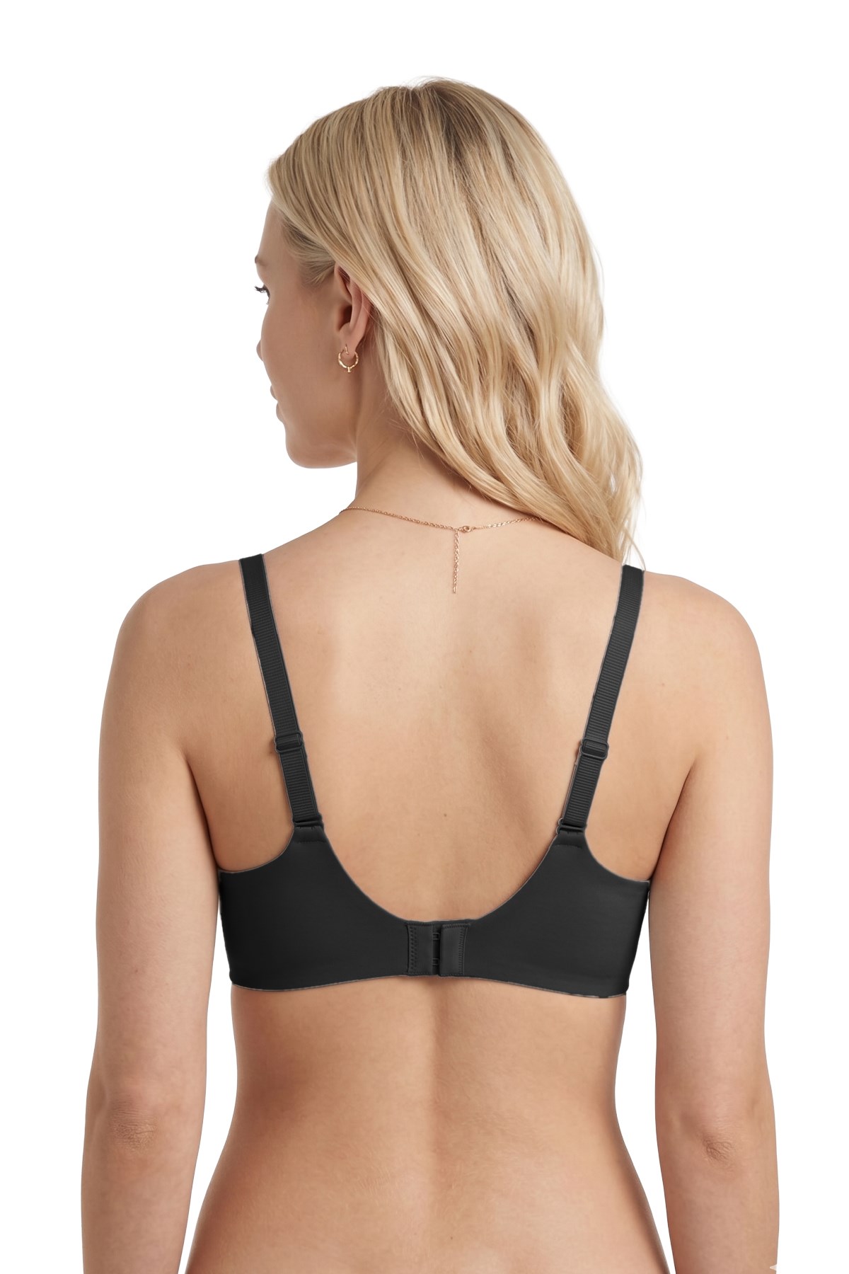 Seamless Bra - Wired | Siyah Lazer Kesim Dikişsiz Balenli Kadın Sütyen