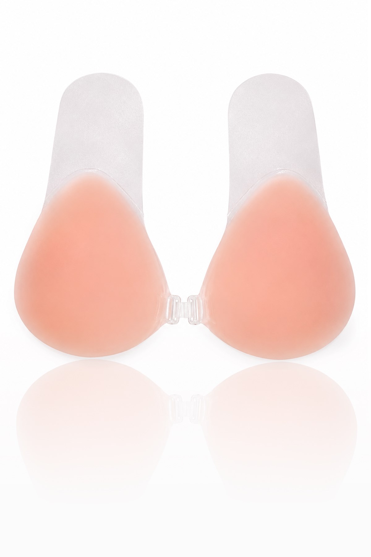 Yapışkanlı Klipsli Push Up Straplez Silikon Görünmez Sütyen
